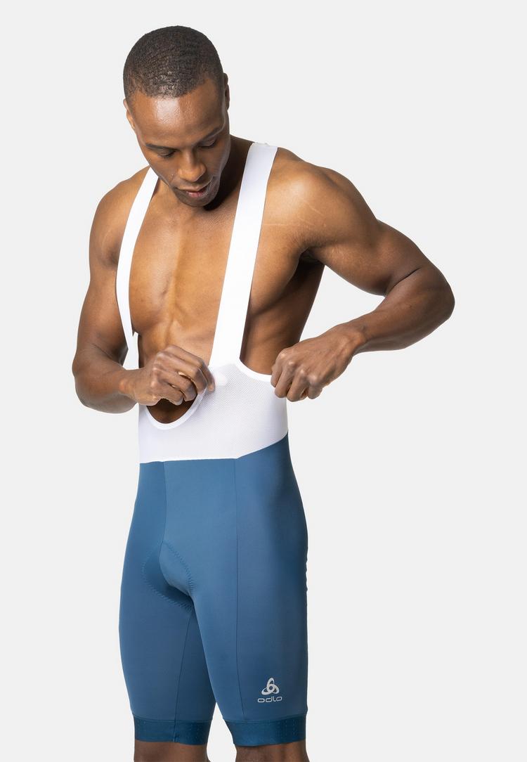 Odlo Odlo Fahrradtights Herren - blue wing teal - white(21033) - 0 | SportScheck