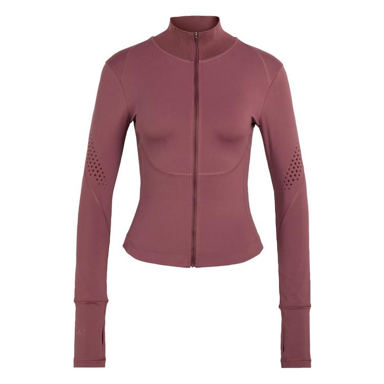 adidas adidas adidas By Stella McCartney Training Sweatjacke Damen - Burgundy - 0 | SportScheck