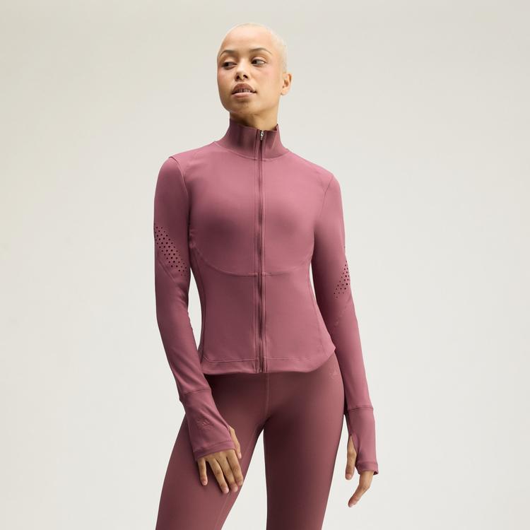 adidas adidas adidas By Stella McCartney Training Sweatjacke Damen - Burgundy - 0 | SportScheck