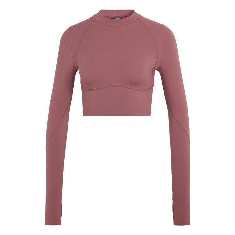 adidas adidas adidas By Stella McCartney Training Croptop Damen - Burgundy - 0 | SportScheck