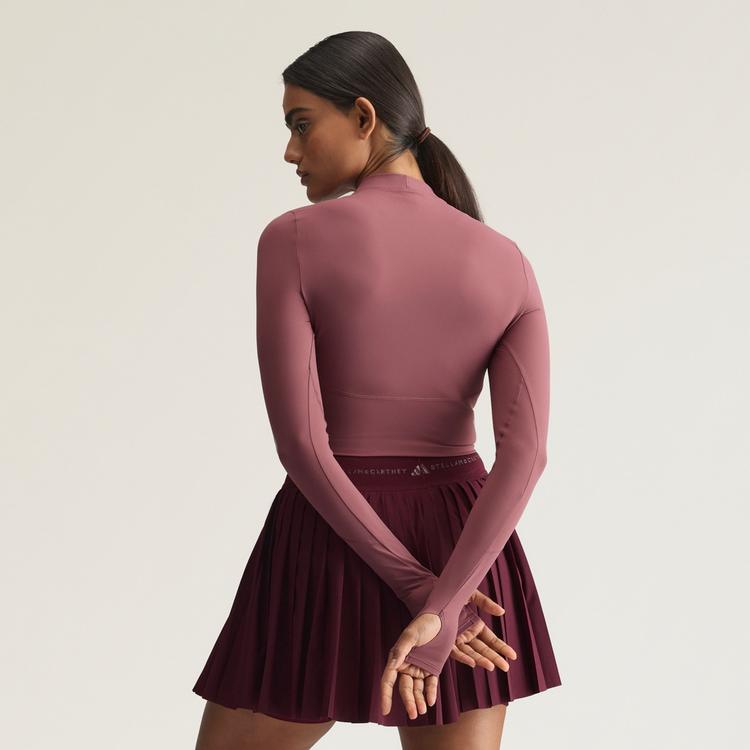 adidas adidas adidas By Stella McCartney Training Croptop Damen - Burgundy - 1 | SportScheck