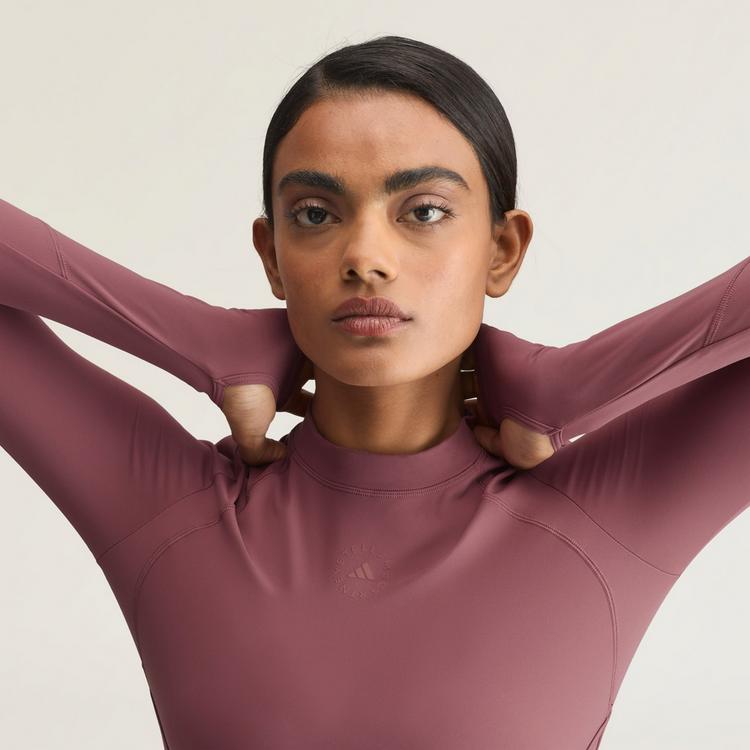 adidas adidas adidas By Stella McCartney Training Croptop Damen - Burgundy - 0 | SportScheck