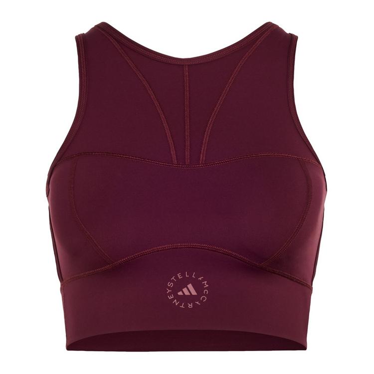 adidas adidas adidas By Stella McCartney Training BH Damen - Maroon - 0 | SportScheck