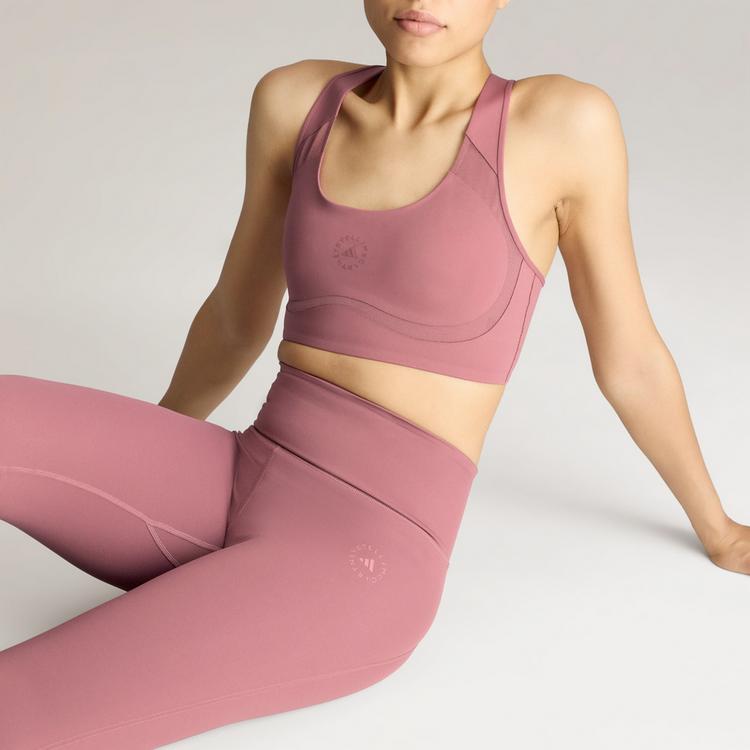 adidas adidas adidas by Stella McCartney Training Leggings Damen - Burgundy - 1 | SportScheck
