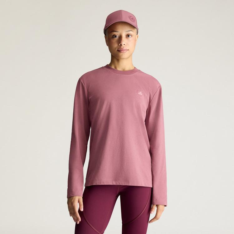 adidas adidas adidas by Stella McCartney Longsleeve Funktionsshirt Damen - Burgundy - 0 | SportScheck