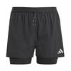 adidas ADI365 CLIMACOOL+ 2-in-1 Shorts mit 4 Funktionsshorts Damen - Black