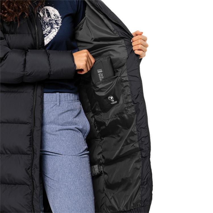 Jack Wolfskin Jack Wolfskin FROZEN PALACE COAT W Daunenmantel Damen - black - 4 | SportScheck
