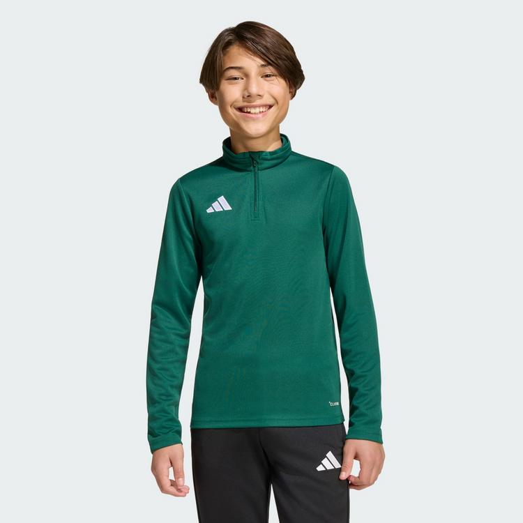 adidas adidas Entrada26 Kids Trainingsoberteil Trainingsjacke Kinder - Team Dark Green / White - 0 | SportScheck