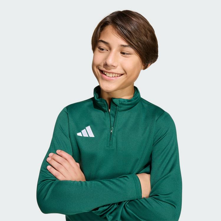 adidas adidas Entrada26 Kids Trainingsoberteil Trainingsjacke Kinder - Team Dark Green / White - 0 | SportScheck