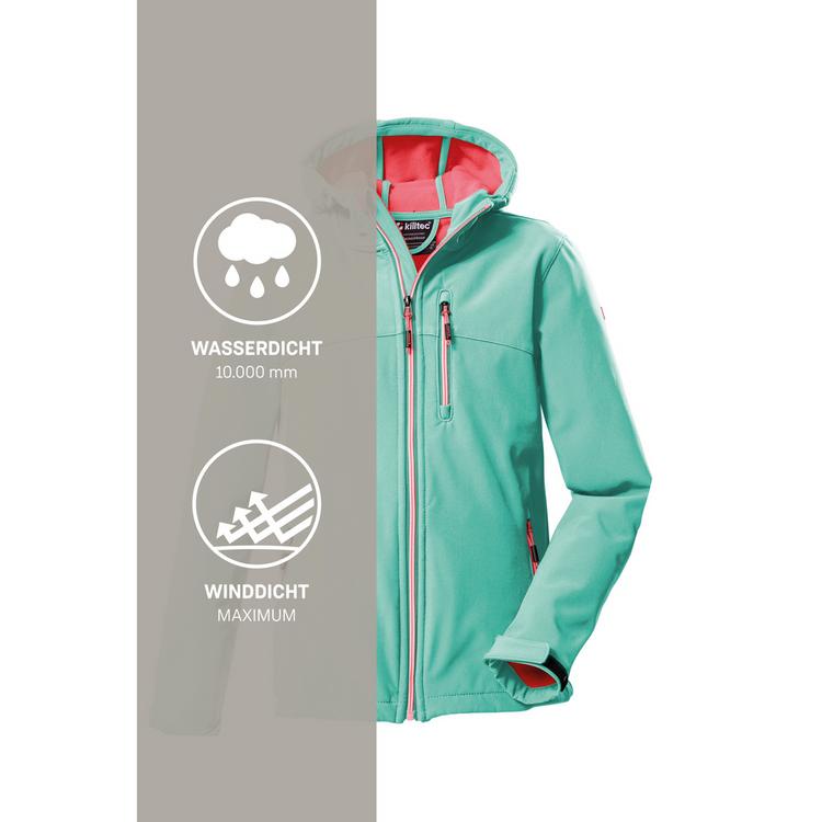 KILLTEC KILLTEC Softshelljacke Funktionsjacke Kinder - Hellgr&uuml;n222 - 7 | SportScheck