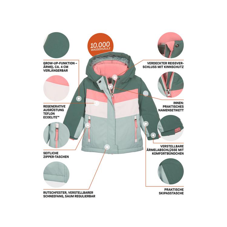 first instinct by killtec first instinct by killtec Skijacke mit Kapuze Skijacke Kinder - Gr&uuml;n2021 - 3 | SportScheck