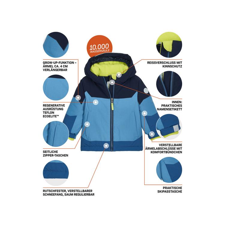 first instinct by killtec first instinct by killtec Skijacke mit Kapuze Grow-Up Skijacke Kinder - Blau3032 - 3 | SportScheck