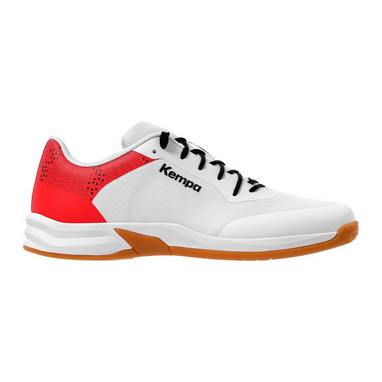 Kempa Kempa Kourtfly Three Hallenschuhe - wei&szlig;/rot - 0 | SportScheck