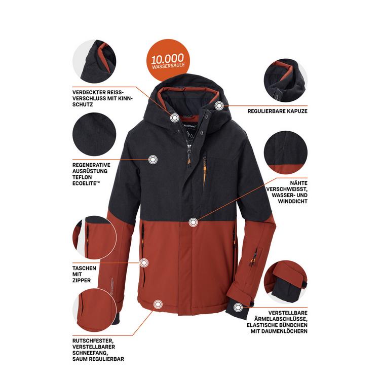 KILLTEC KILLTEC Skijacke Kinder - Schwarz0110 - 3 | SportScheck