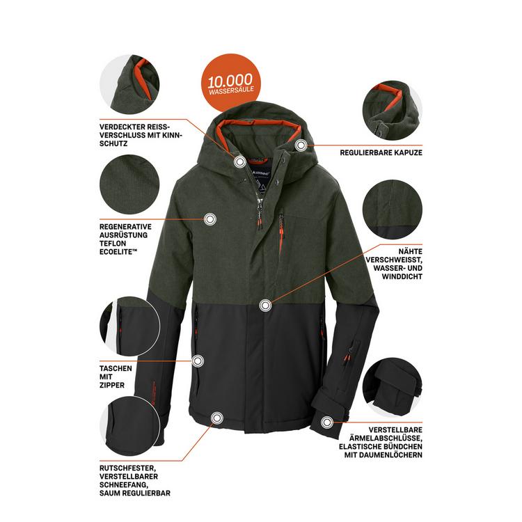 KILLTEC KILLTEC Skijacke Kinder - Moos1528 - 3 | SportScheck