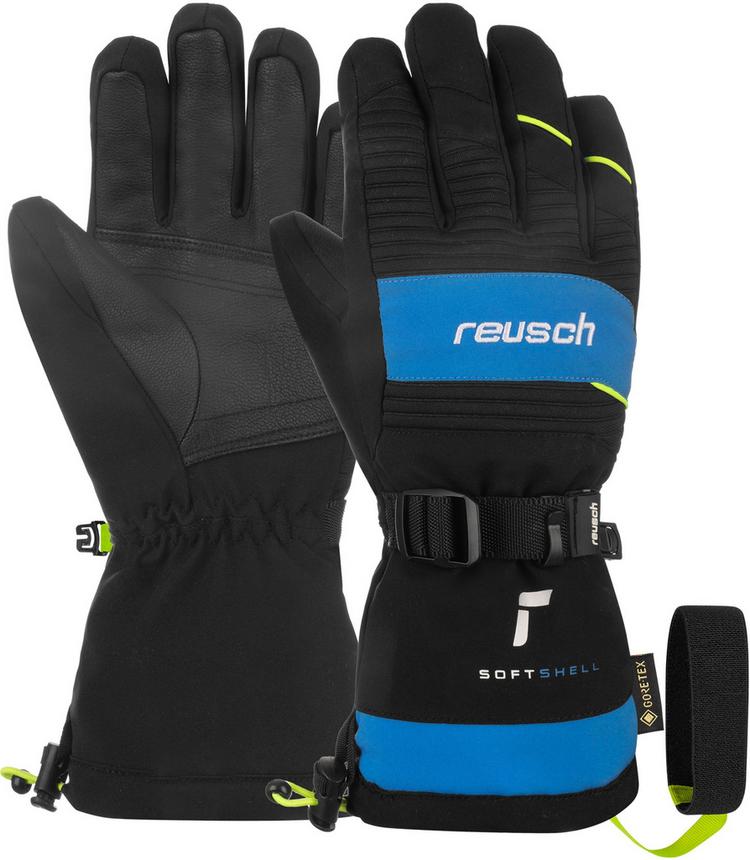 Reusch Reusch Maxim Junior Handschuh Kinder - 7002 blck/bril blu/safety yell - 0 | SportScheck