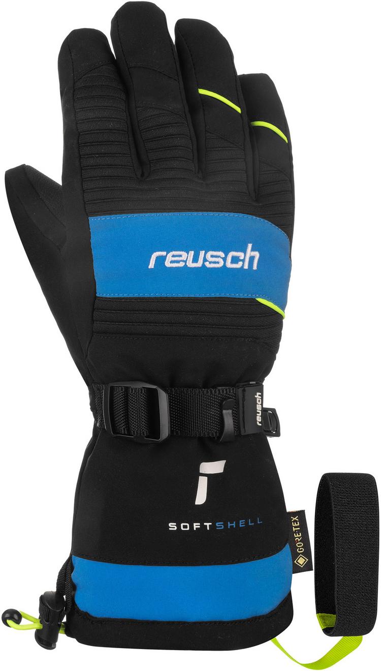 Reusch Reusch Maxim Junior Handschuh Kinder - 7002 blck/bril blu/safety yell - 0 | SportScheck