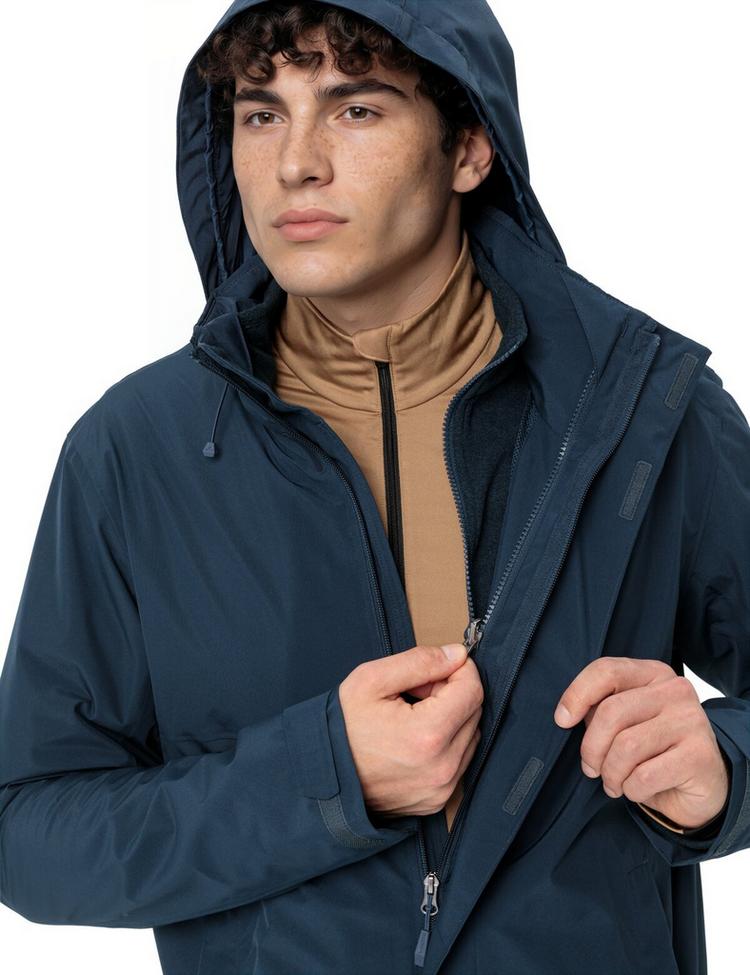VAUDE VAUDE Men's Rosemoor 3in1 Jacket Doppeljacke Herren - dark sea - 0 | SportScheck
