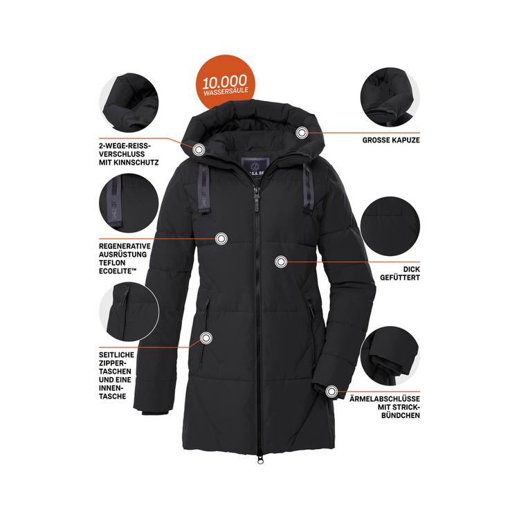 G.I.G.A. DX by killtec G.I.G.A. DX by killtec GW 30 WMN QLTD PRK Funktionsmantel Damen - Schwarz0110 - 3 | SportScheck