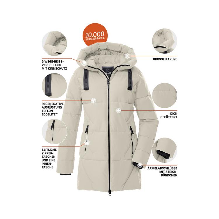 G.I.G.A. DX by killtec G.I.G.A. DX by killtec GW 30 WMN QLTD PRK Funktionsmantel Damen - Beige8010 - 3 | SportScheck