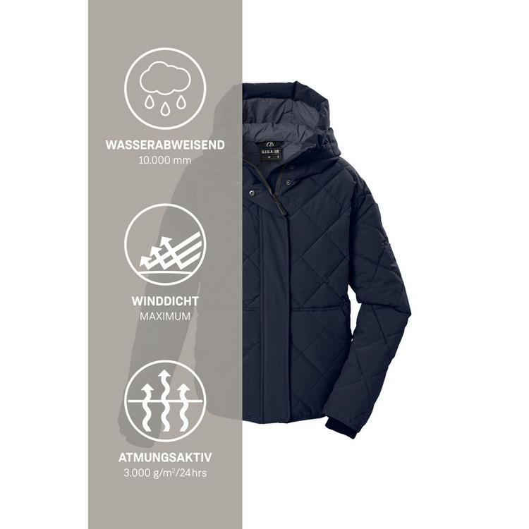 G.I.G.A. DX by killtec G.I.G.A. DX by killtec Steppjacke mit Kapuze Softshelljacke Damen - Blau3044 - 4 | SportScheck