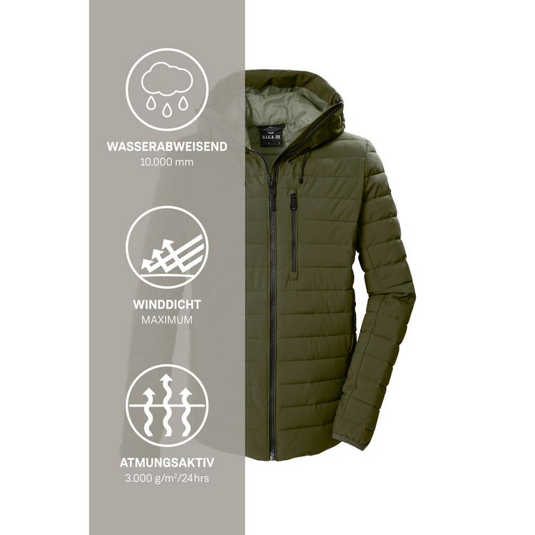 G.I.G.A. DX by killtec G.I.G.A. DX by killtec Steppjacke mit Kapuze Funktionsjacke Herren - Gr&uuml;n207 - 4 | SportScheck