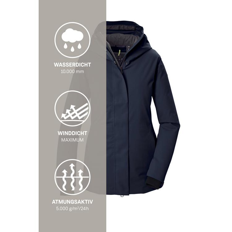 G.I.G.A. DX by killtec G.I.G.A. DX by killtec Funktionsjacke mit Kapuze Softshelljacke Damen - Blau3044 - 4 | SportScheck