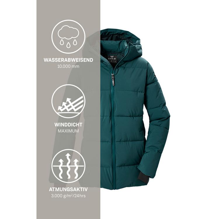 G.I.G.A. DX by killtec G.I.G.A. DX by killtec Steppjacke mit Kapuze Softshelljacke Damen - Petrol2510 - 4 | SportScheck