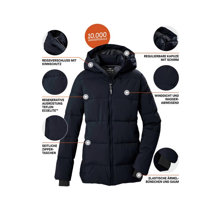 G.I.G.A. DX by killtec G.I.G.A. DX by killtec Steppjacke mit Kapuze Softshelljacke Damen - Blau3044 - 3 | SportScheck