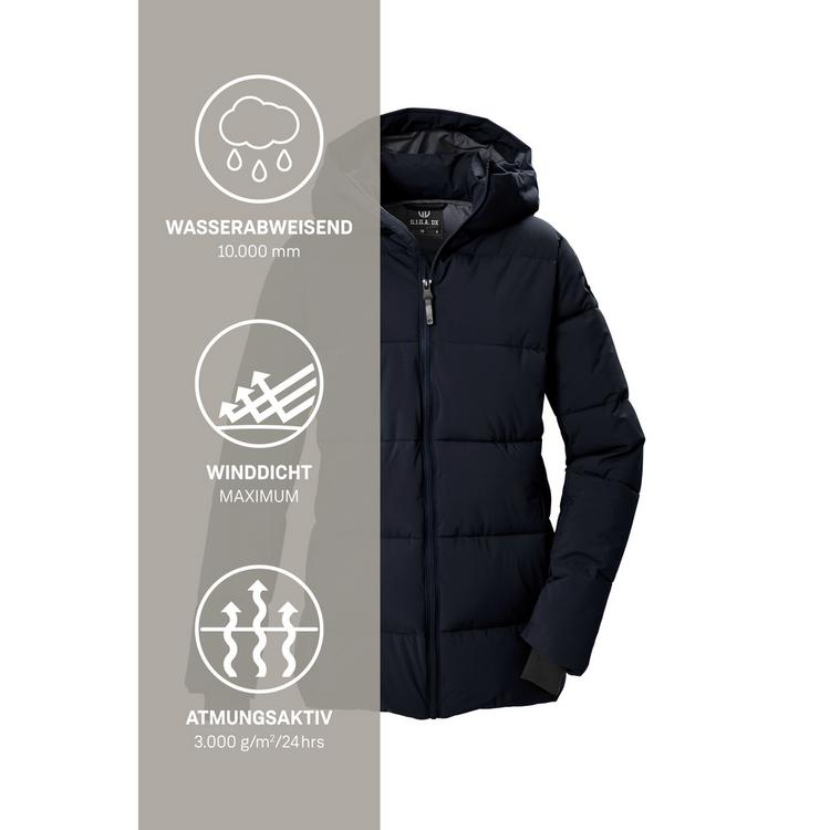 G.I.G.A. DX by killtec G.I.G.A. DX by killtec Steppjacke mit Kapuze Softshelljacke Damen - Blau3044 - 4 | SportScheck