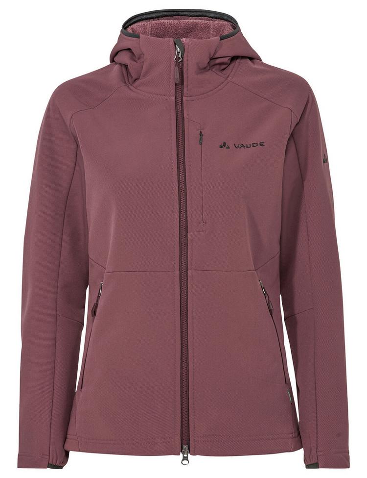 VAUDE VAUDE Women's Elope Stormfleece Hoody Outdoorjacke Damen - ruby dusk - 0 | SportScheck
