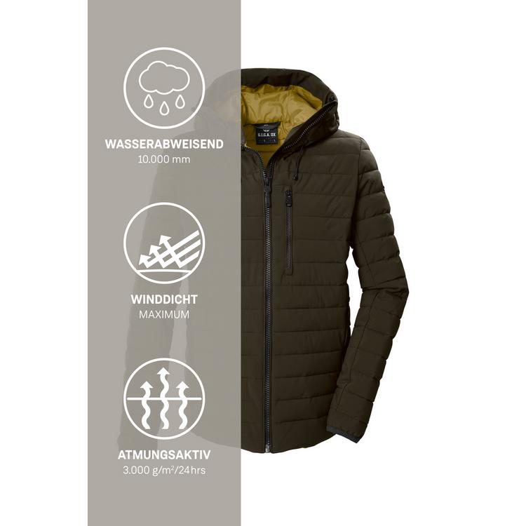 G.I.G.A. DX by killtec G.I.G.A. DX by killtec Steppjacke mit Kapuze Funktionsjacke Herren - Braun5918 - 4 | SportScheck