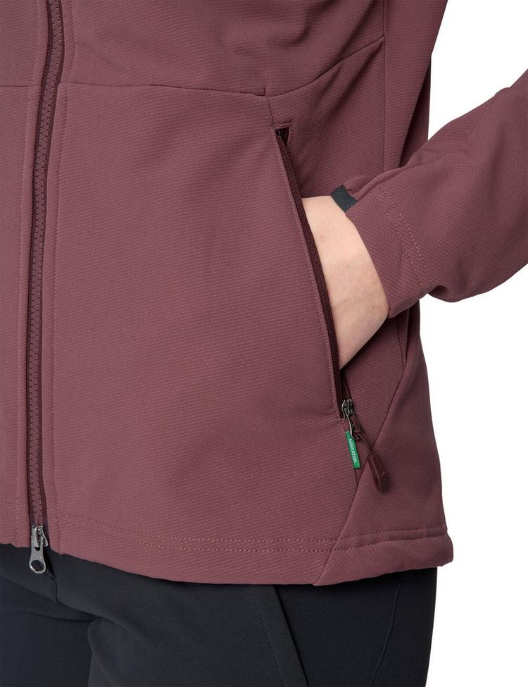 VAUDE VAUDE Women's Elope Stormfleece Hoody Outdoorjacke Damen - ruby dusk - 0 | SportScheck