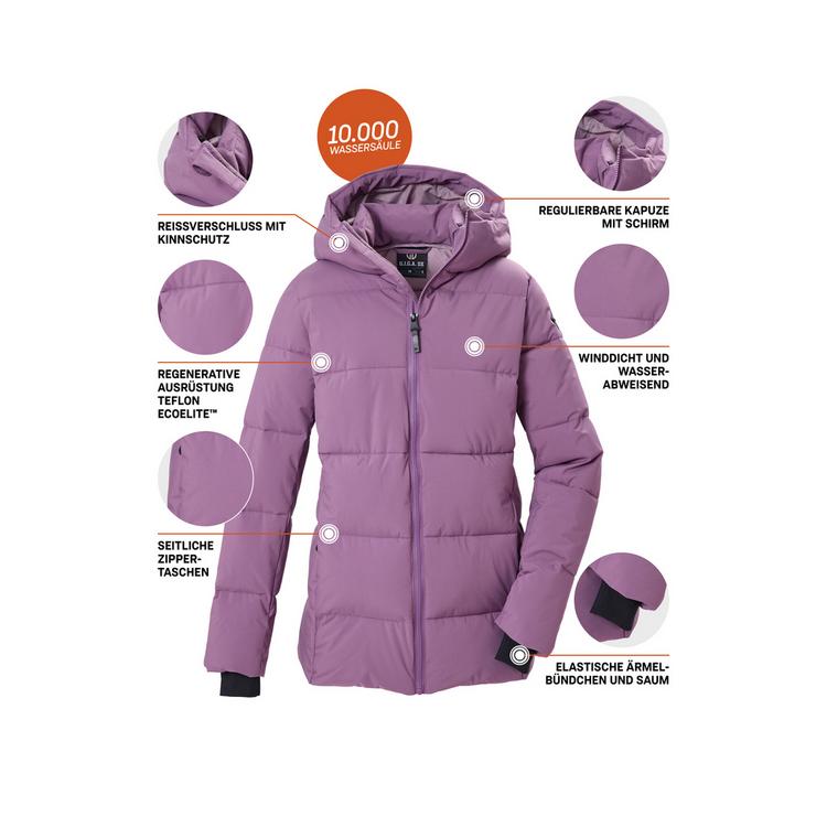 G.I.G.A. DX by killtec G.I.G.A. DX by killtec Steppjacke mit Kapuze Softshelljacke Damen - Violett3910 - 3 | SportScheck