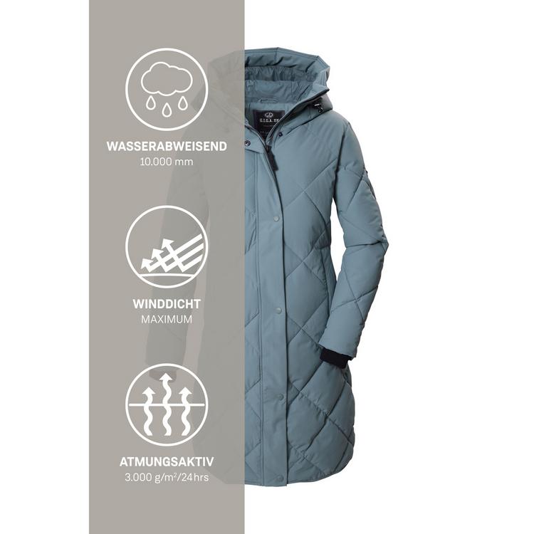G.I.G.A. DX by killtec G.I.G.A. DX by killtec Steppmantel mit Kapuze Funktionsmantel Damen - Blau306 - 4 | SportScheck