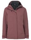 VAUDE Women's Neyland 3in1 Jacket Outdoorjacke Damen - ruby dusk