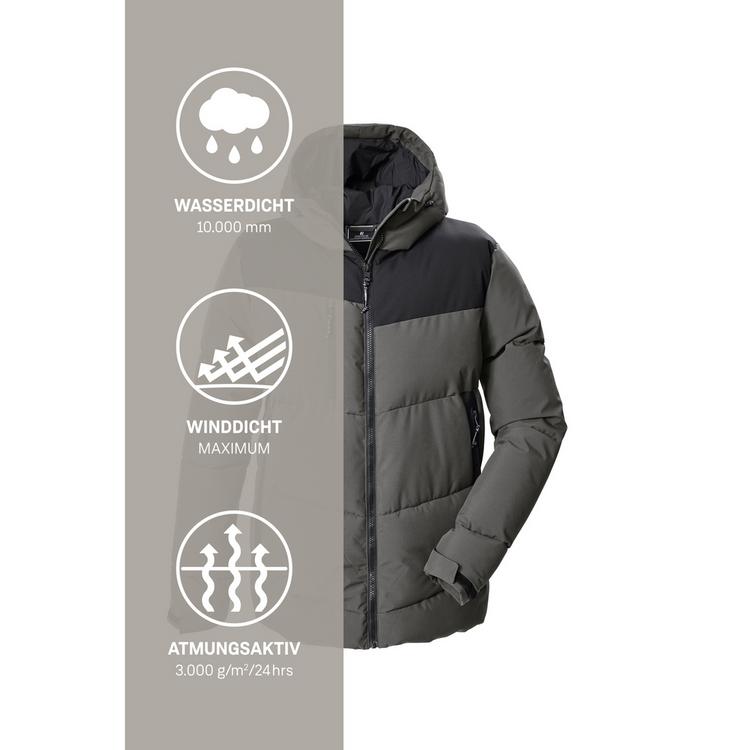 KILLTEC KILLTEC Steppjacke mit Kapuze Funktionsjacke Herren - Grau0650 - 4 | SportScheck