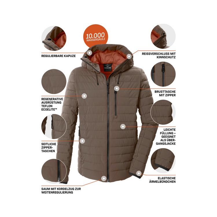G.I.G.A. DX by killtec G.I.G.A. DX by killtec Steppjacke mit Kapuze Funktionsjacke Herren - Sand8111 - 3 | SportScheck