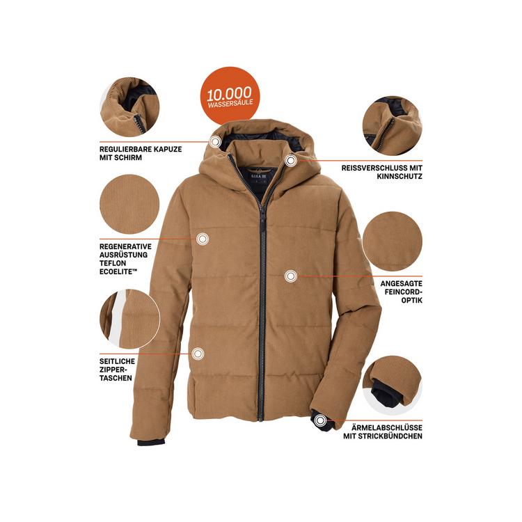 G.I.G.A. DX by killtec G.I.G.A. DX by killtec Steppjacke mit Kapuze Funktionsjacke Herren - Camel - 3 | SportScheck