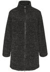 Lascana Fleecejacke Fleecejacke Damen - leo-anthrazit