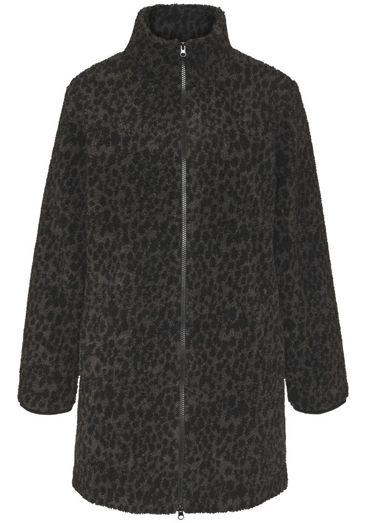 Lascana Lascana Fleecejacke Fleecejacke Damen - leo-anthrazit - 0 | SportScheck