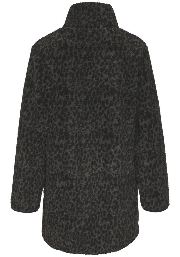 Lascana Lascana Fleecejacke Fleecejacke Damen - leo-anthrazit - 0 | SportScheck