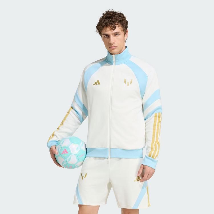 adidas adidas MESSI HOUSE OF TIRO TRAININGSJACKE Funktionsjacke Herren - Off White / Ice Blue - 0 | SportScheck