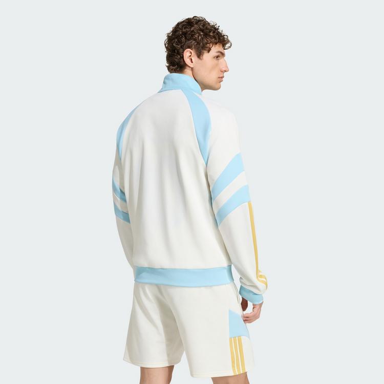 adidas adidas MESSI HOUSE OF TIRO TRAININGSJACKE Funktionsjacke Herren - Off White / Ice Blue - 1 | SportScheck