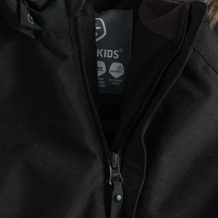 COLORKIDS COLORKIDS W. Fake Fur Skijacke Kinder - Schwarz - 2 | SportScheck