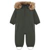 COLORKIDS W. Fake Fur Skijacke Kinder - Oliv