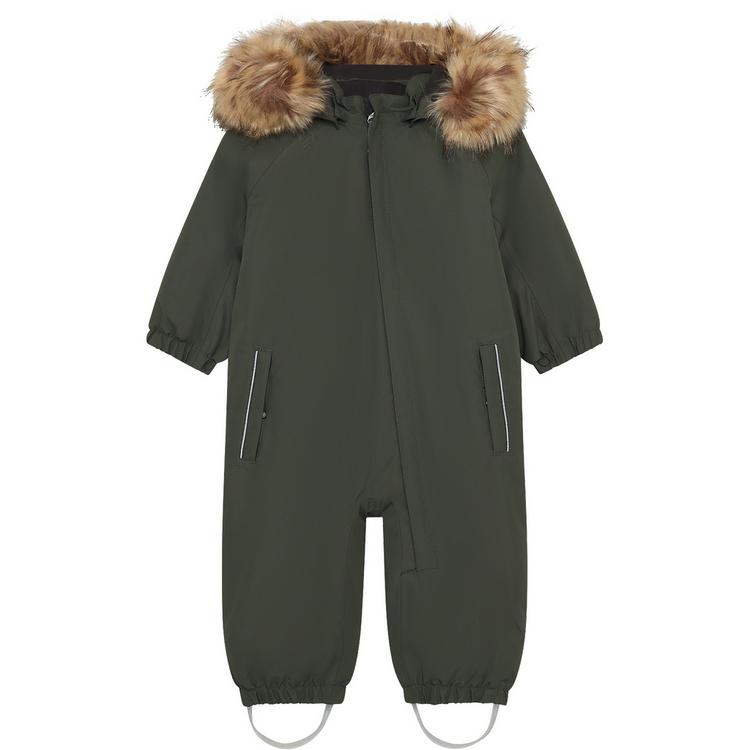 COLORKIDS COLORKIDS W. Fake Fur Skijacke Kinder - Oliv - 0 | SportScheck