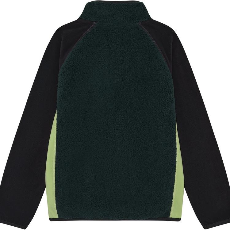 COLORKIDS COLORKIDS Teddy Jacket W. Fleece Sleeves Fleecejacke Kinder - Anthrazit - 0 | SportScheck
