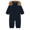 COLORKIDS W. Fake Fur Skijacke Kinder - Rauchblau