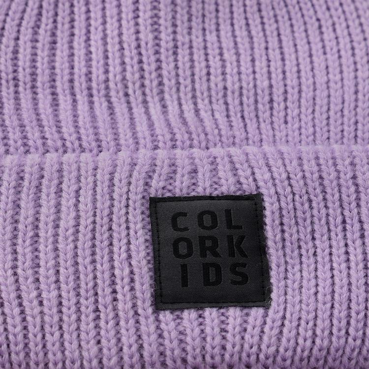 COLORKIDS COLORKIDS Beanie W. Wool Skim&uuml;tze Kinder - Flieder - 1 | SportScheck